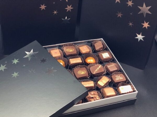 Coffret boîte de chocolat Noël