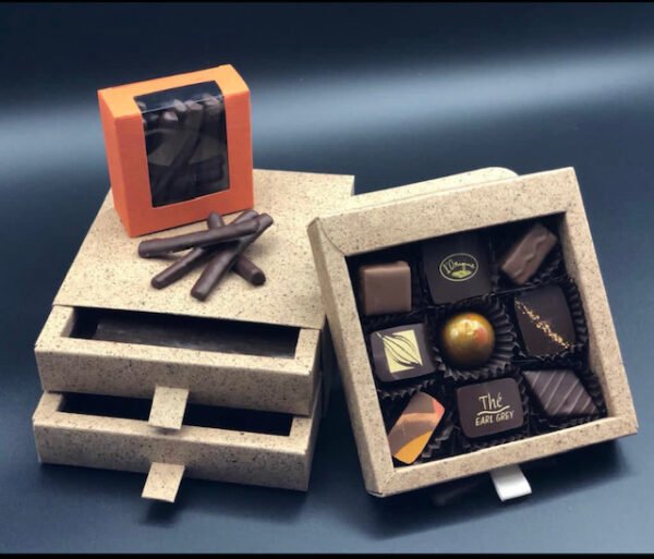 Boîte de chocolat à tiroirs