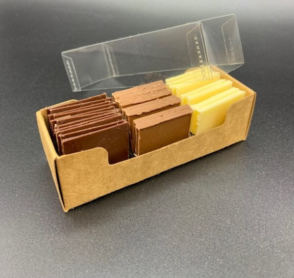 Boîte de chocolat 3 couleurs