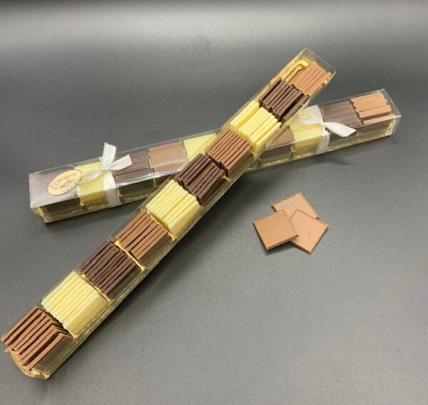 Boîte de chocolat 3 couleurs