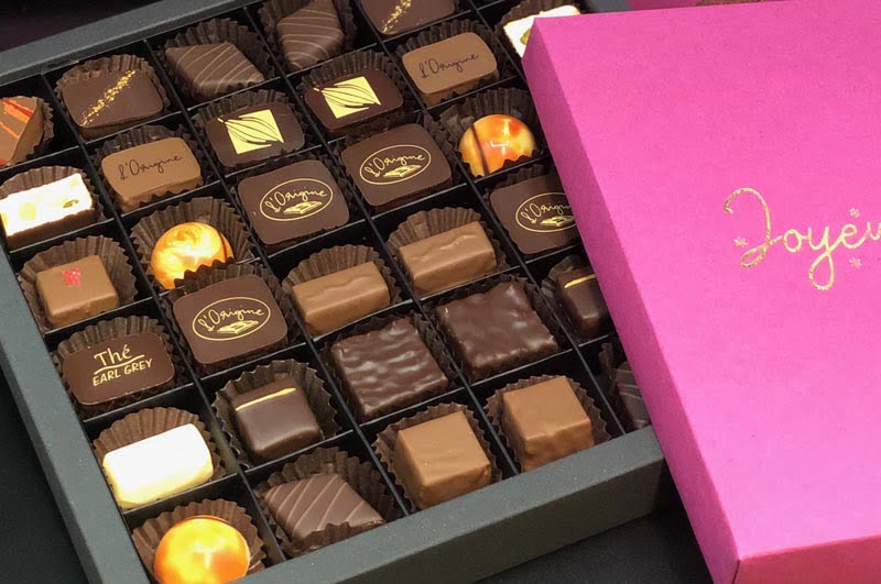 chocolat suisse marque Boîte de chocolat N° 1 - Local Prod