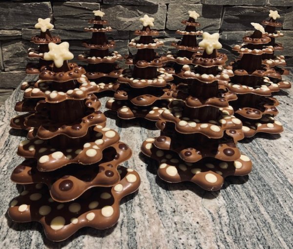 Schokolade Weihnachtsbaum – Bild 2