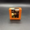 Chocolats en vrac, boîte orange avec fenêtre